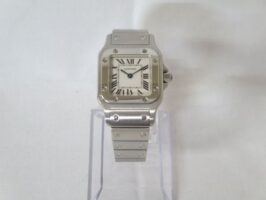 カルティエ(Cartier)サントスガルベ SM SS レディース　止まり