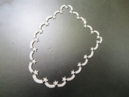 プラチナPt850 ダイヤモンド12.54ctネックレス36.8ｇ