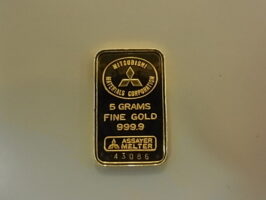 K24　三菱マテリアル　999.9　純金　インゴット　5ｇ