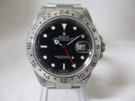 ロレックス[ROLEX]Ref.16570 エクスプローラーⅡ P番ガラス欠