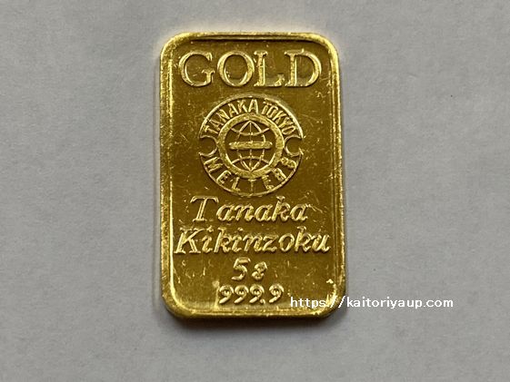 K24 田中貴金属インゴット 999.9 純金 10g - 買取相場表