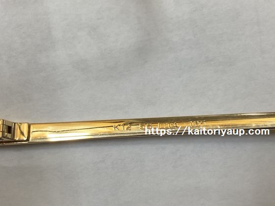 商品名「貴金属K12（12K・12金）」
