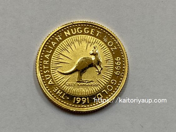 商品名「純金コイン【オーストラリア】ナゲット金貨15ドル1/10ozTHEAUSTRALIANNUGGET」
