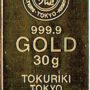 (株)徳力本店 純金インゴットバー 999.9 30g TOKURIKI