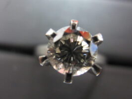 プラチナリング Pt900 指輪（立爪）ダイヤモンド1.20ct 鑑定書無し
