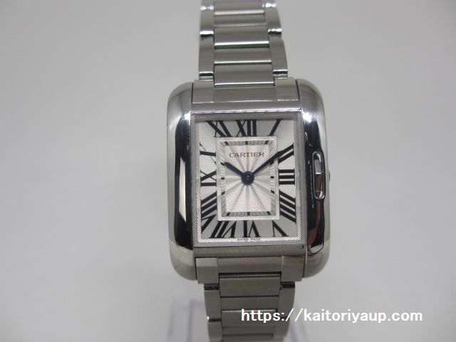 ブランド「カルティエ」商品名「タンクアングレーズSMSS」型番「W5310022」カラー「シルバー」