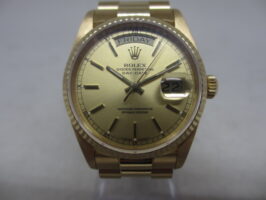 ロレックス[ROLEX]Ref.18038 デイデイト シャンパン R番