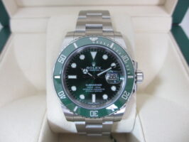 ロレックス（ROLEX）116610LV サブマリーナー グリーンサブ 日本正規未使用品