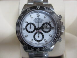 ロレックス[ROLEX]Ref.116500LN デイトナ ホワイト 未使用・個人名入
