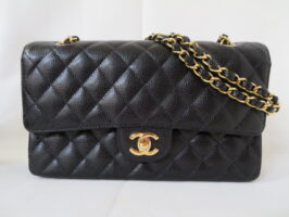 シャネル［CHANEL］マトラッセ キャビアスキン チェーンショルダー