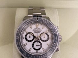 ロレックス[ROLEX]Ref.116500LN デイトナ ホワイト 未使用シール付き・個人名入