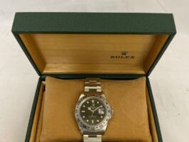 ロレックス[ROLEX]Ref.16570 エクスプローラーⅡ ブラック P番 シール付き