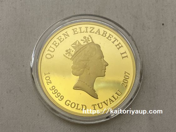商品名「純金コイン【ツバル】銀河鉄道999誕生30周年公式記念貨幣K241oz」