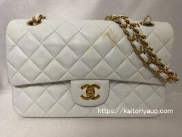 シャネル[CHANEL]マトラッセ（ラム・チェーンショルダー）ホワイト
