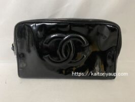 シャネル[CHANEL]パテントレザー ポーチ