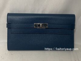 エルメス[HERMES]ケリーウォレット  T刻印 ヴォーエプソン