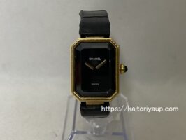 シャネル[CHANEL]プルミエール YG 革ベルト 不動