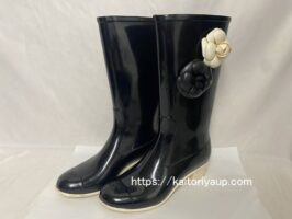シャネル[CHANEL]カメリア レインブーツ