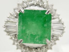 エメラルド[EMERALD]Pt900E5.75ctD0.60ct