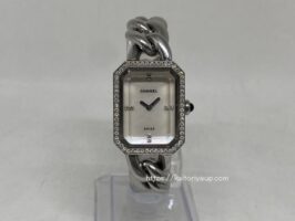 シャネル[CHANEL]H1063 プルミエール ダイヤベゼル シェル文字盤 SS