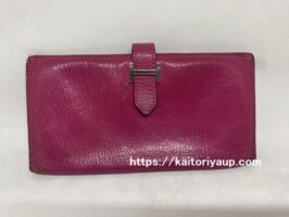 エルメス[HERMES]ベアン □K刻印 ほつれ裂け