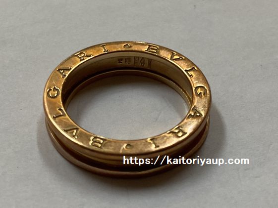 商品名「BVLGARI【ブルガリ】B-zero1(XS)ビーゼロワンリング750PG＃547.8g」
