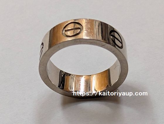 商品名「Cartier【カルティエ】(B4022600)B4022647ラブリング750WG＃476.7ｇ」