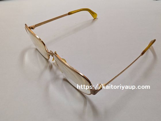 商品名「メガネ500（K12）総重量37.7g地金部分21.0ｇ」