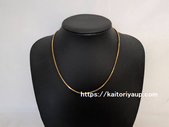 商品名「K18ベネチアンネックレス約４２ｃｍチェーン鎖9.3g」