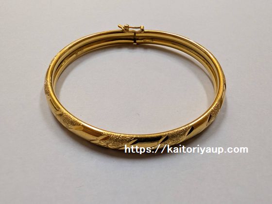 商品名「ブレスレット916（K22）11.4g」