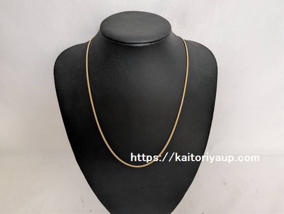 商品名「喜平【キヘイ】K10ネックレス約50cm幅2㎜チェーン鎖6.1g」