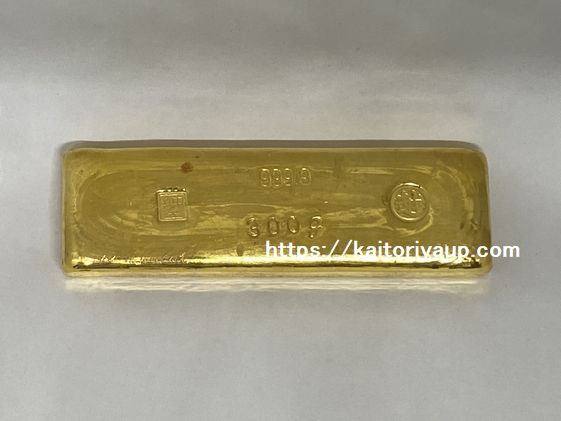 商品名「三越（精錬会社刻印無）K24純金インゴット300g999.9」